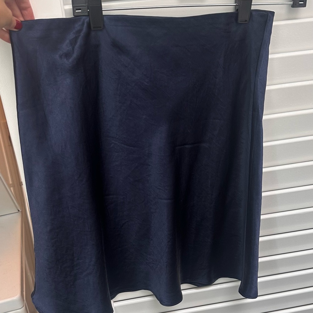 Babaton Midnight Blue A-Line Skirt